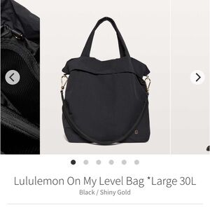 Lululemon On My Level bag 30L